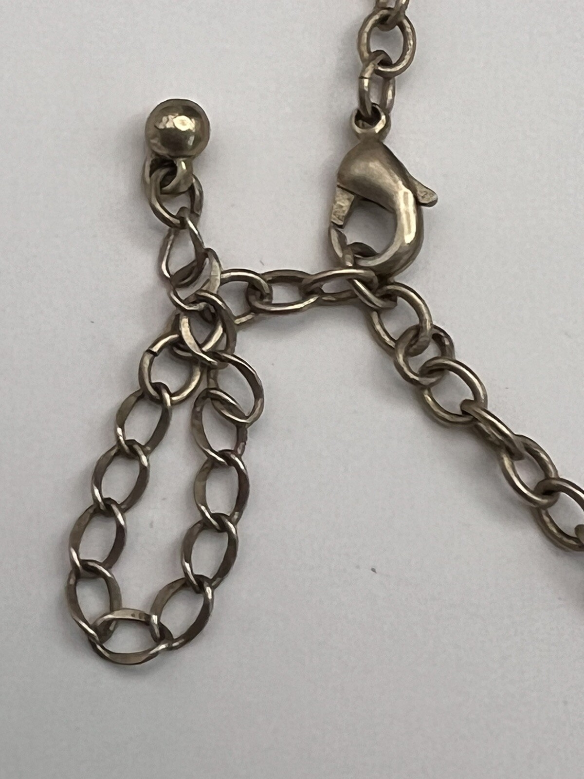 Vintage Wire Wrapped Faux Citrine Stone Necklace Yellow Beads Gold Tone Chain