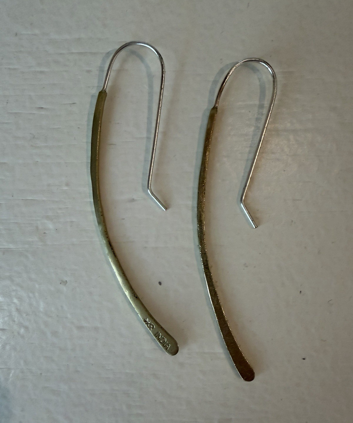 Silpada gold drop hook earrings