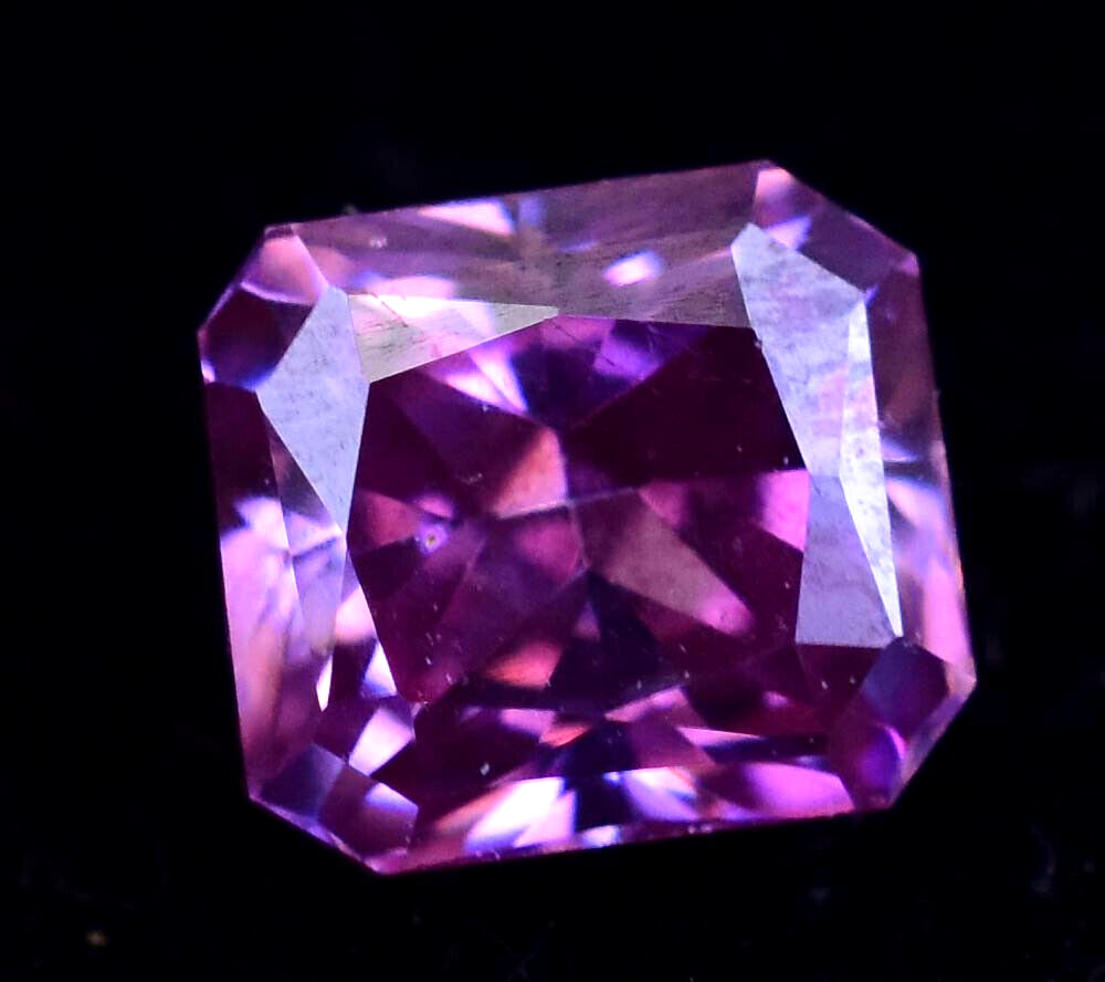 Lab-Grown 0.50Ct Pink CVD Diamond 4.70mm Asscher, Clarity VVS1,Certified Diamond