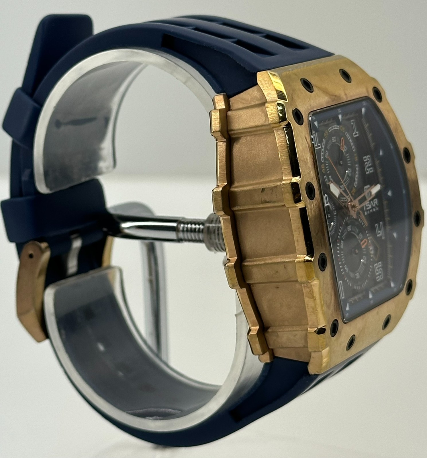 TSAR BOMBA TB8204Q Men’s Watch Blue Band #178