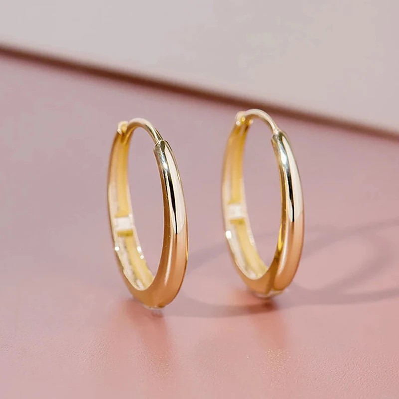 Stainless Steel Huggie Hoop Earrings Unisex Fashion Jewelry For Women, Men