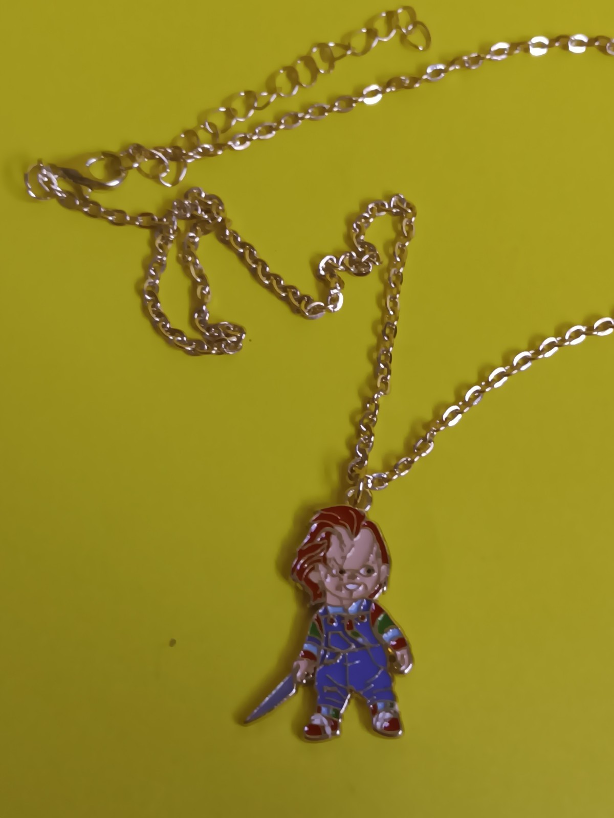 CHILDS PLAY CHUCKY NECKLACE 18″ TO 20″ CHAIN