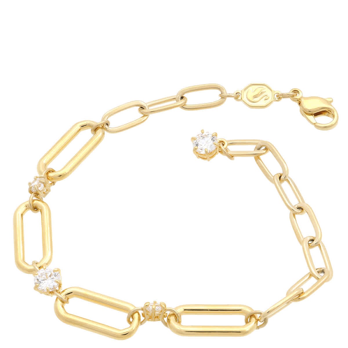 Swarovski Gold-Tone Plated Constella Chain Bracelet