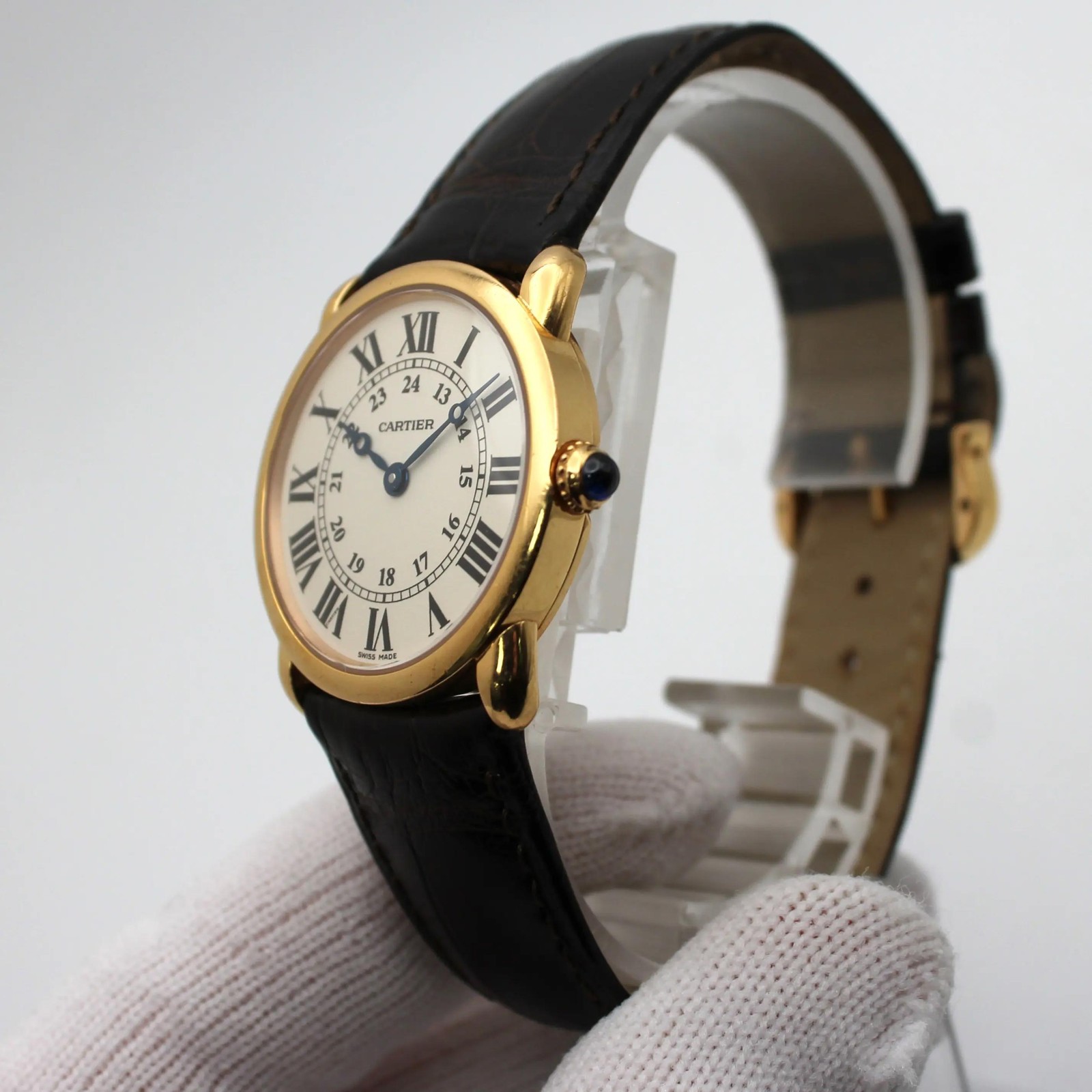 Cartier Ronde Louis 29mm 18K Rose Gold Roman Dial Watch 2886 W6800151