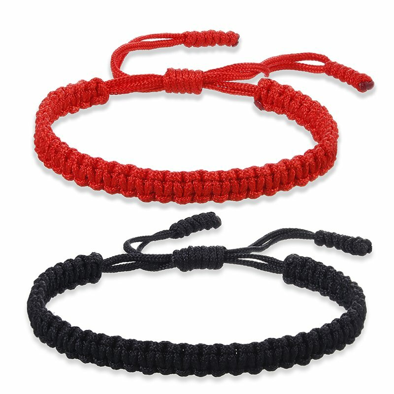 Simple Ethnic Tibetan Woven Amulet Bracelet Bangle For Women Men Handmade Rope