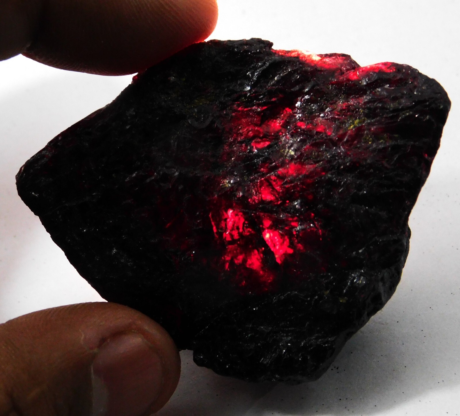 Natural 309.80 Ct Certified Red Painite Untreated Rough Loose Gemstone