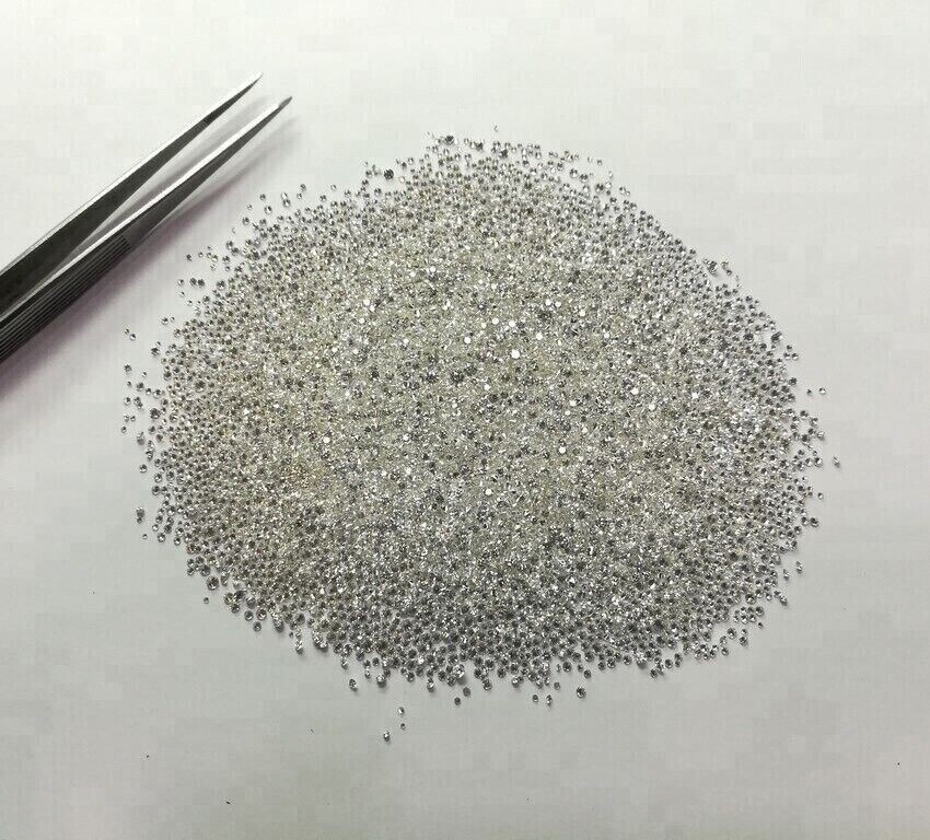 0.10 Ct. Loose Lab Grown CVD Diamond 0.80 mm 25 pcs. Diamond Lot for Jewelry