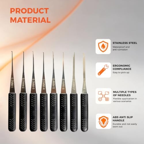 Generic 12Pcs Set Durable Stainless Steel Tools,with Ergonomic Handle, Perfect