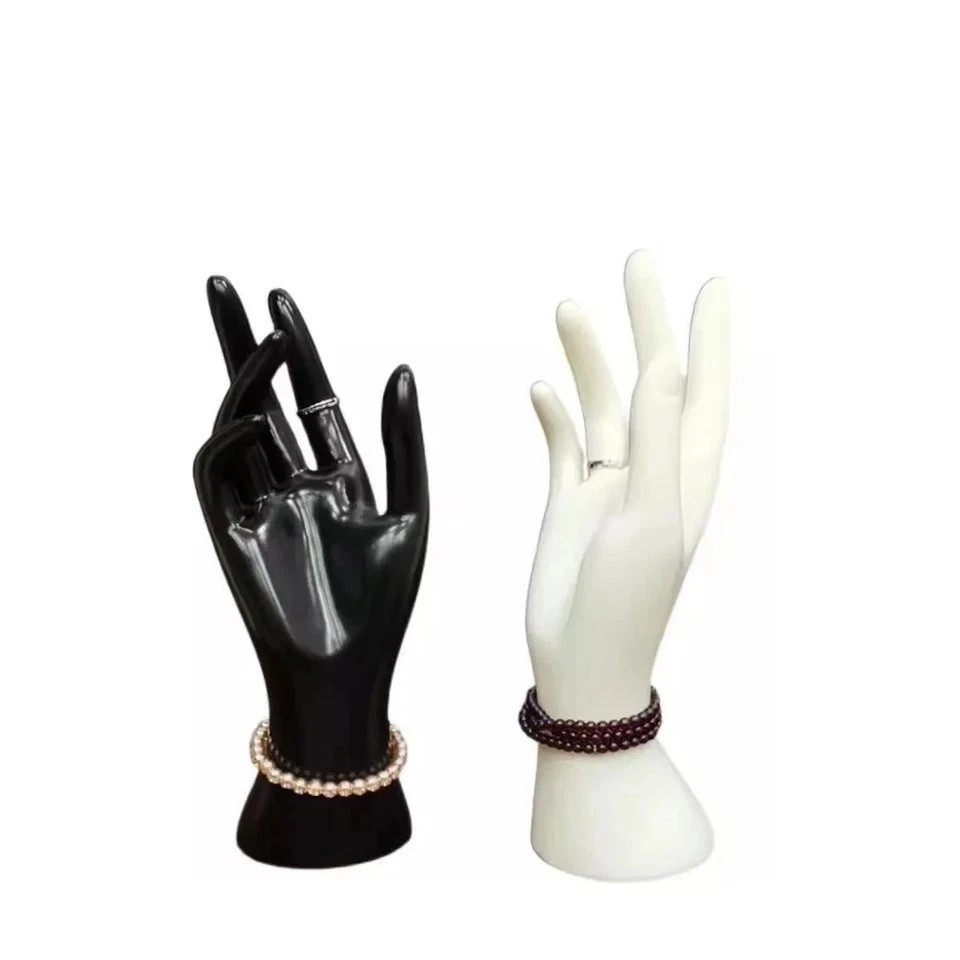 Mannequin Hand Finger Ring Bracelet Jewelry Watch Display Stand Glove Holder