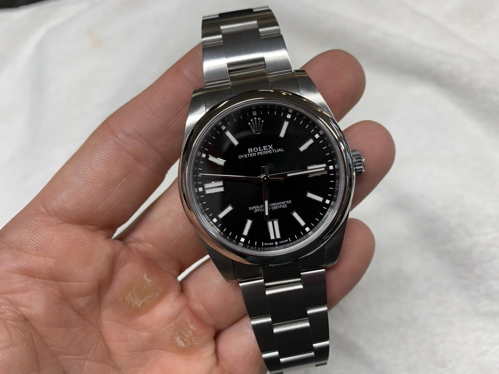 2022 Rolex Oyster Perpetual OP 41 124300 Black Dial with Box/Card