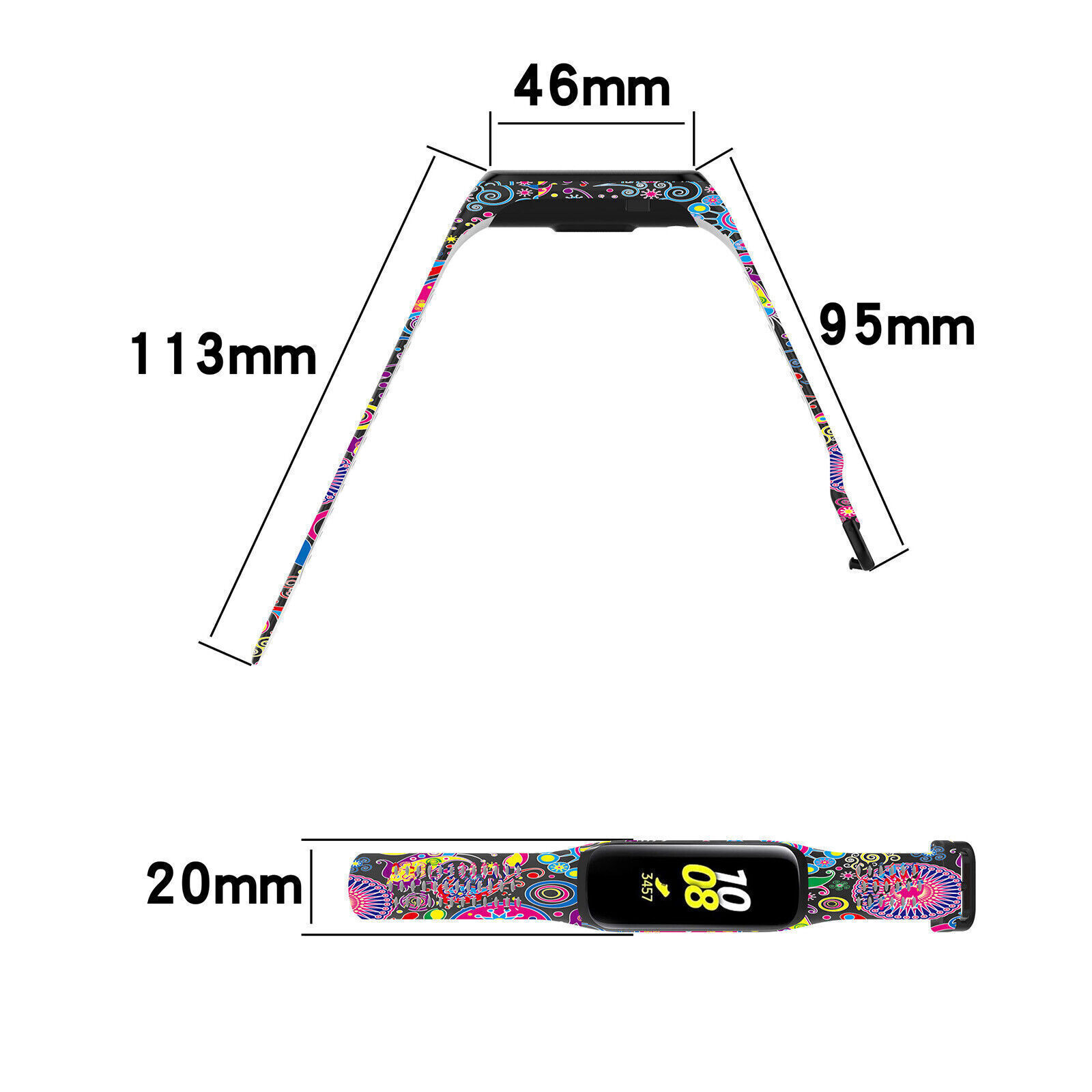 Replacement Strap Watch Band for Samsung Galaxy Fit 2 SM-R220 Smart Bracelet ZHT