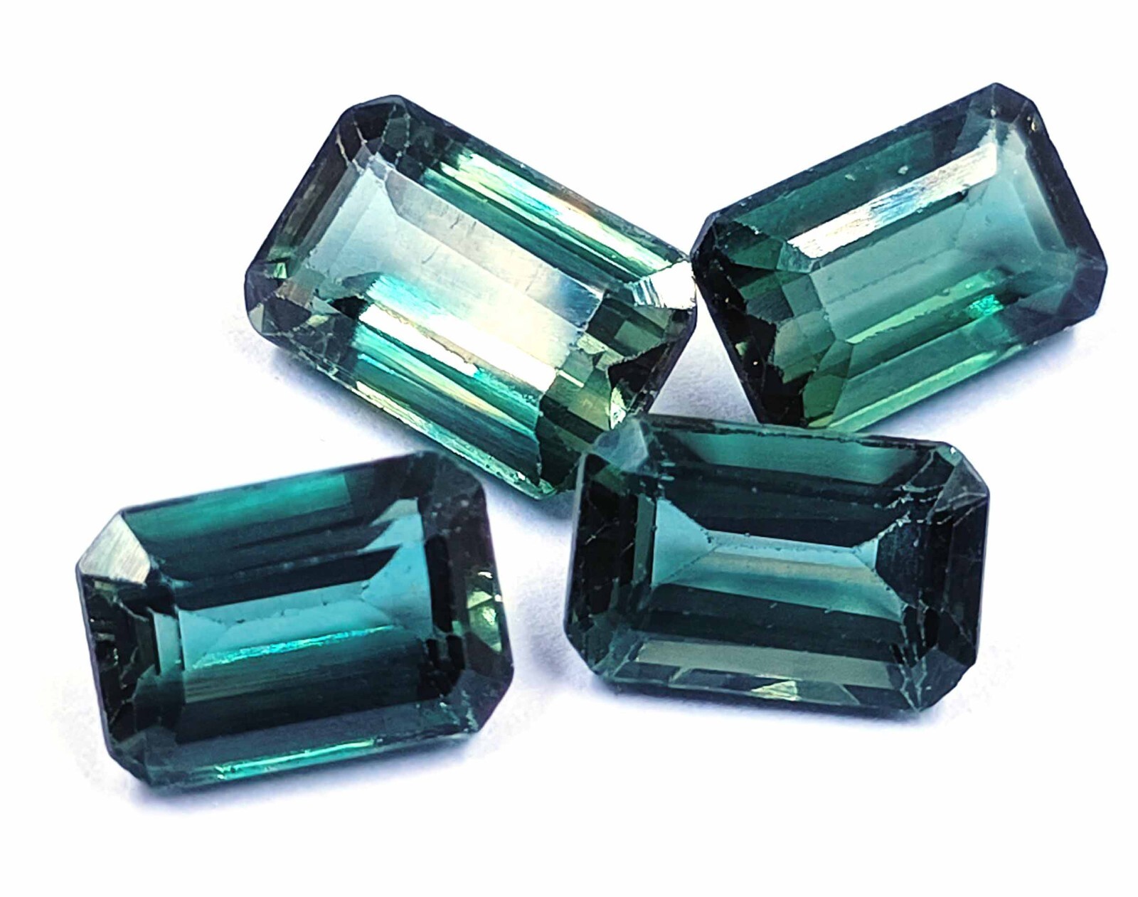 IGL Alexandrite Natural 12x8mm LOT Russian Color Changing Emerald Cut Loose 4N