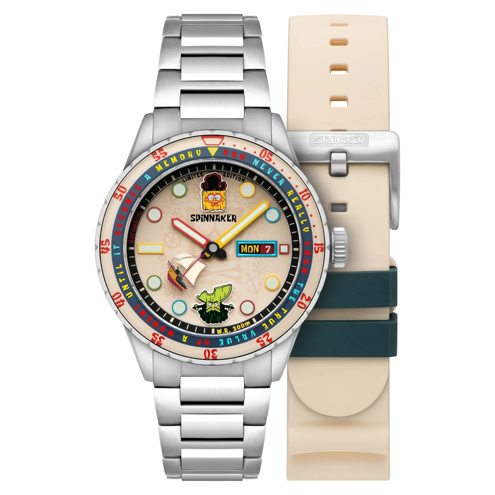 Spongebob Limited Edition SP-5171-11 43mm Hass Automatic 450 Piece Spinnaker