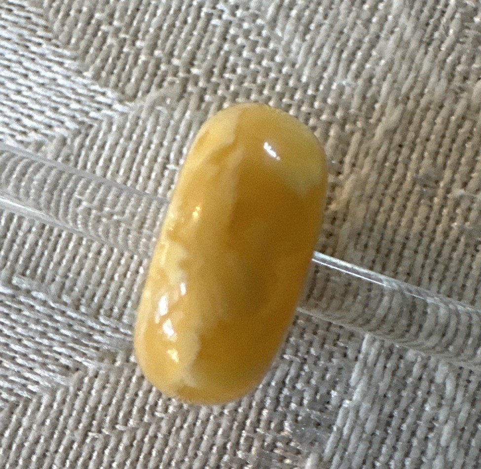 Authentic Trollbeads OOAK New Alabaster Bead