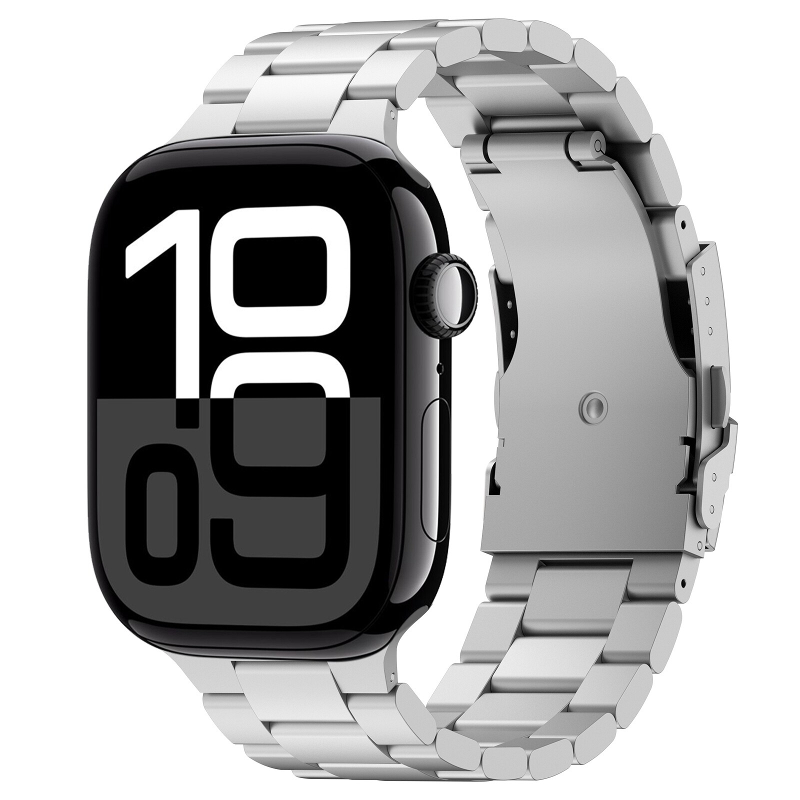 Titanium Alloy Business Style Watch Band Bracelet For Apple Watch Series 10/9/8