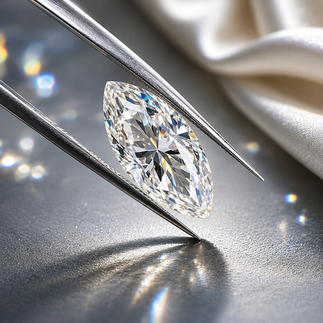 Marquise Moissanite Loose Gemstone 2.5×5 3×6 4×8 5×10 6×12 7×14 MM Choose Size
