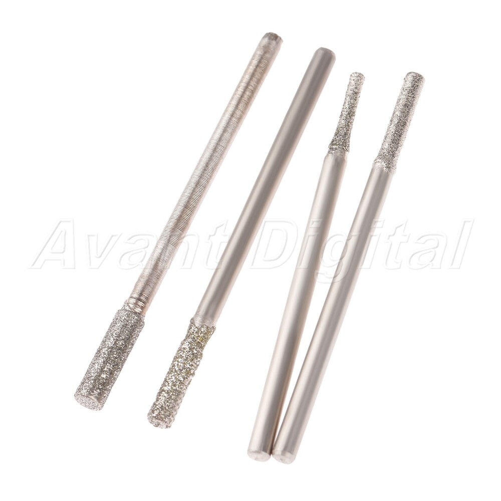 7x Carborundum Diamond Abrasive Bur Grinding head Punching Jade Crystal Ceramic