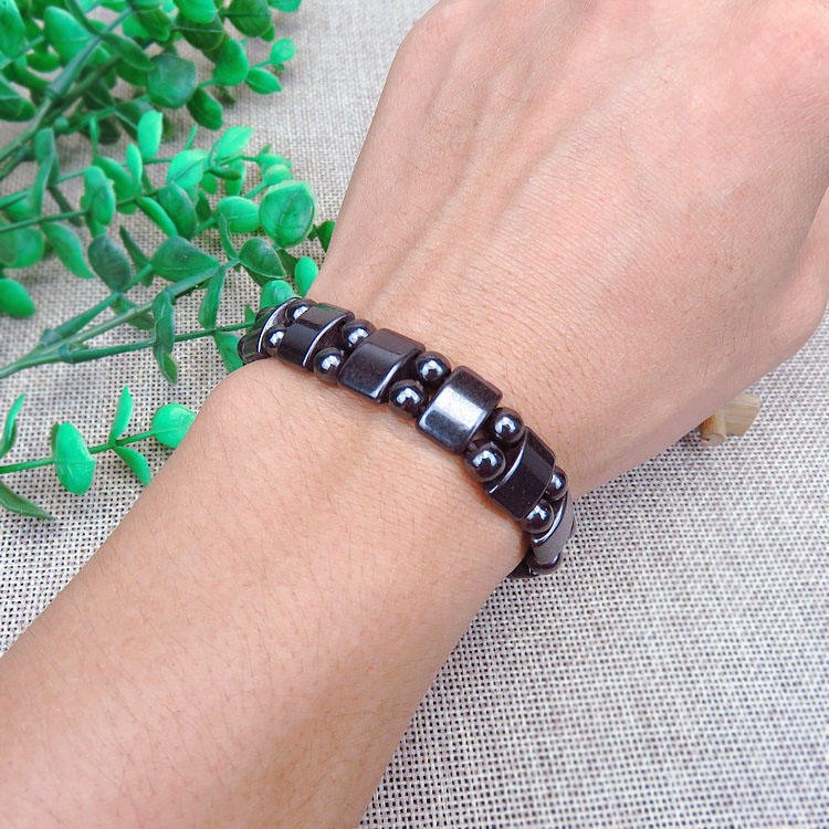 Hematite Bracelet Men Natural Stones Handmade Bracelets Women Powerfull Bracelet