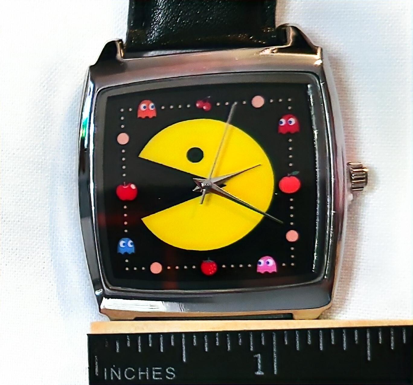 Namco PAC-MAN Vintage Retro Style Arcade Game Analog Watch Pacman Ghost Midway