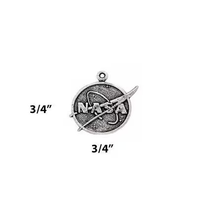 Sterling Silver NASA Charm: Capture the Spirit of Space Exploration | Made in US