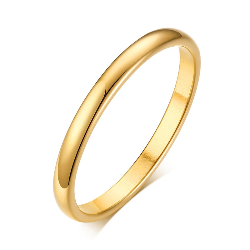 Twisted Rope Slim Ring Stainless Steel Minimalist Wedding Band Women Jewelry