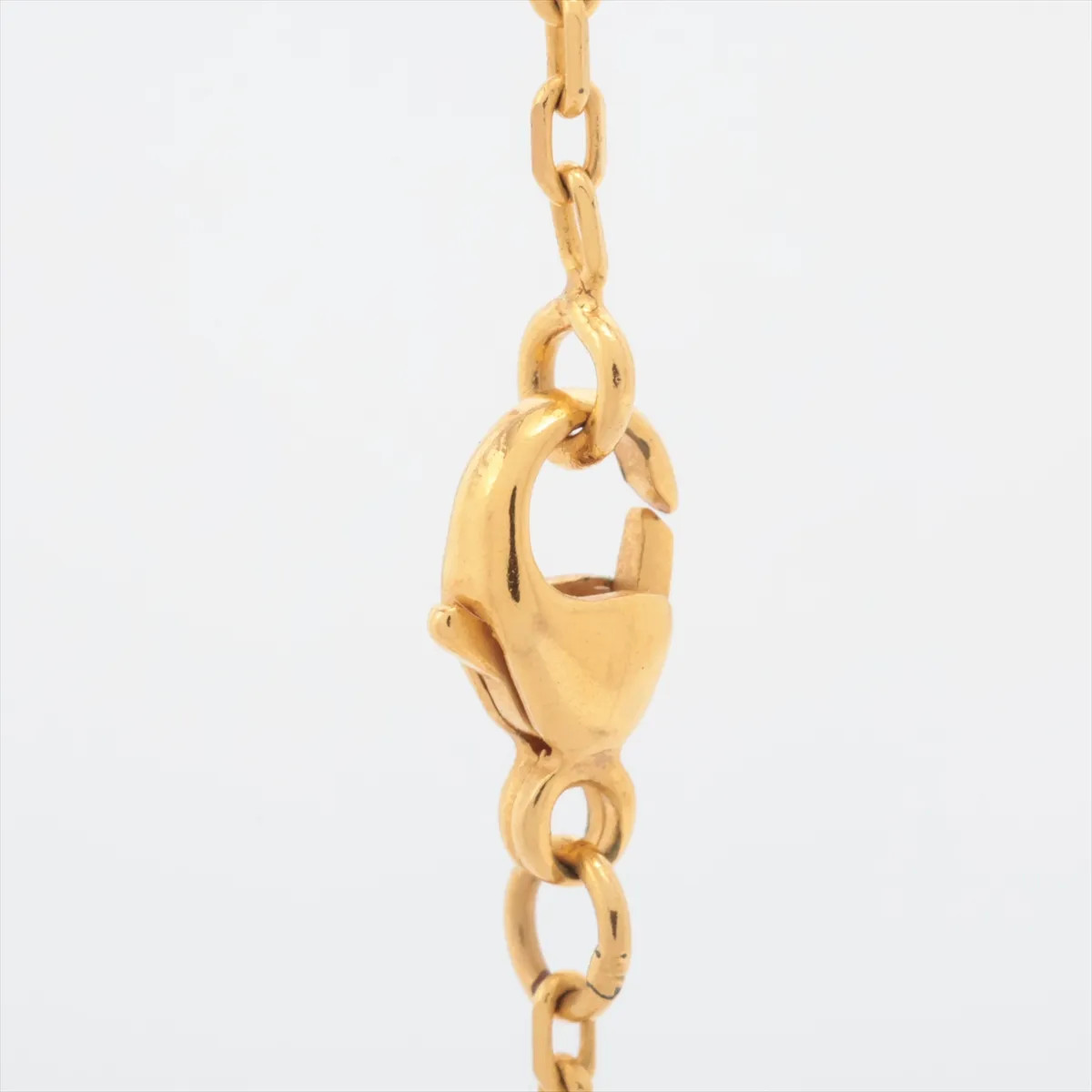 Hermès Mini-pop H Necklace GP Blue x gold