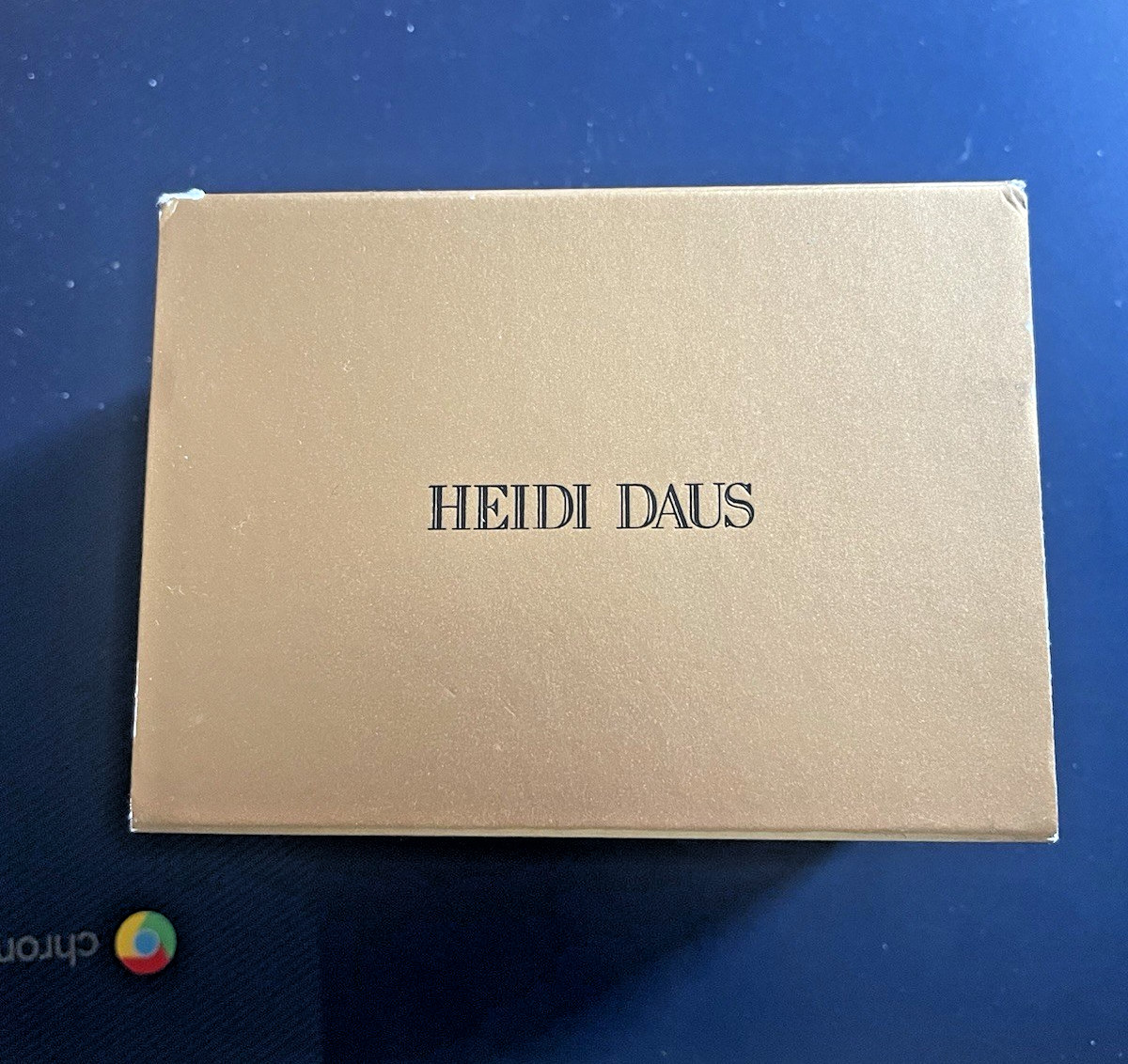 New Heidi Daus Bracelet in Original Packing. Olive Green, Red, Yellow Crystals.