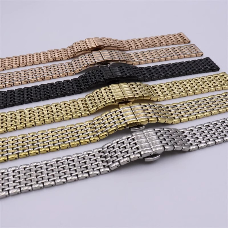 14mm 16mm 18mm 20mm 22mm Metal Bracelet Stainless Steel Watch Band Strap New