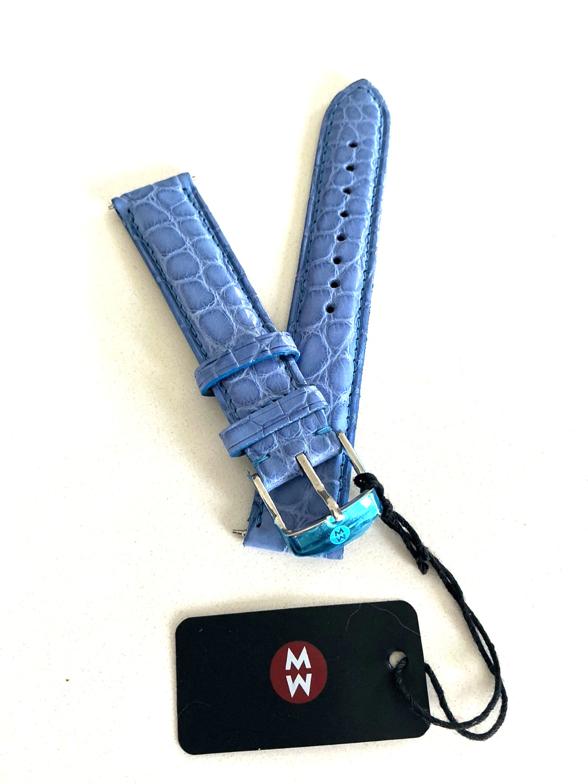 MICHELE PERRIWINKLE Alligator 18mm Watch Strap – DECO, SEREIN , SIDNEY – $200