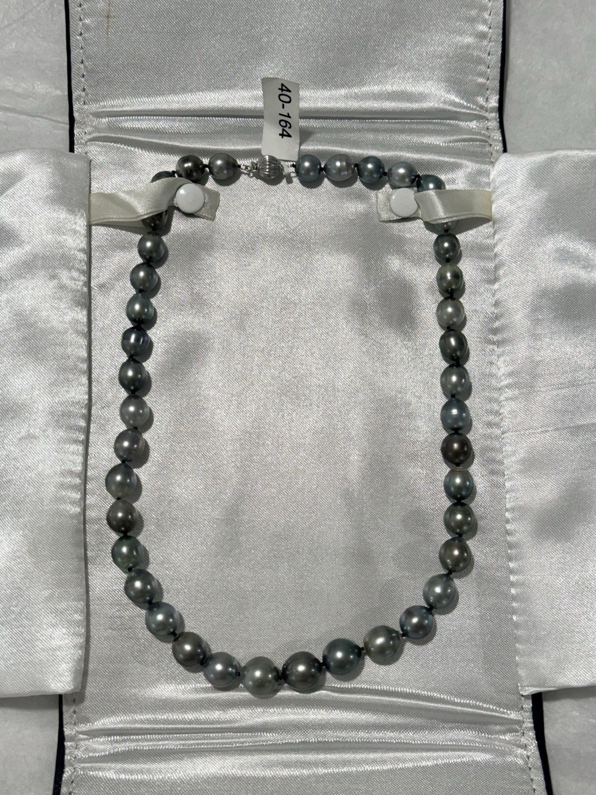 Cultured 10.4-12.3mm Tahitian Pearl South Sea Pearl 14K Gold Clasp Necklace 19”
