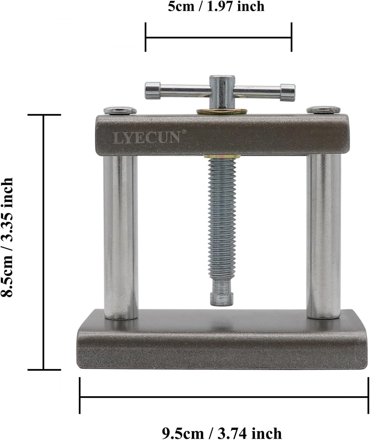 Lightweight Watch Press Tool with Fiber Cloth for Optimal Glass Protection