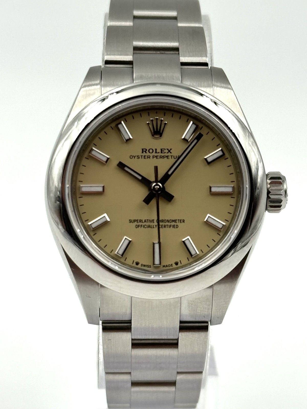 Rolex Oyster Perpetual 28mm Beige Dial 276200 Unworn 2025