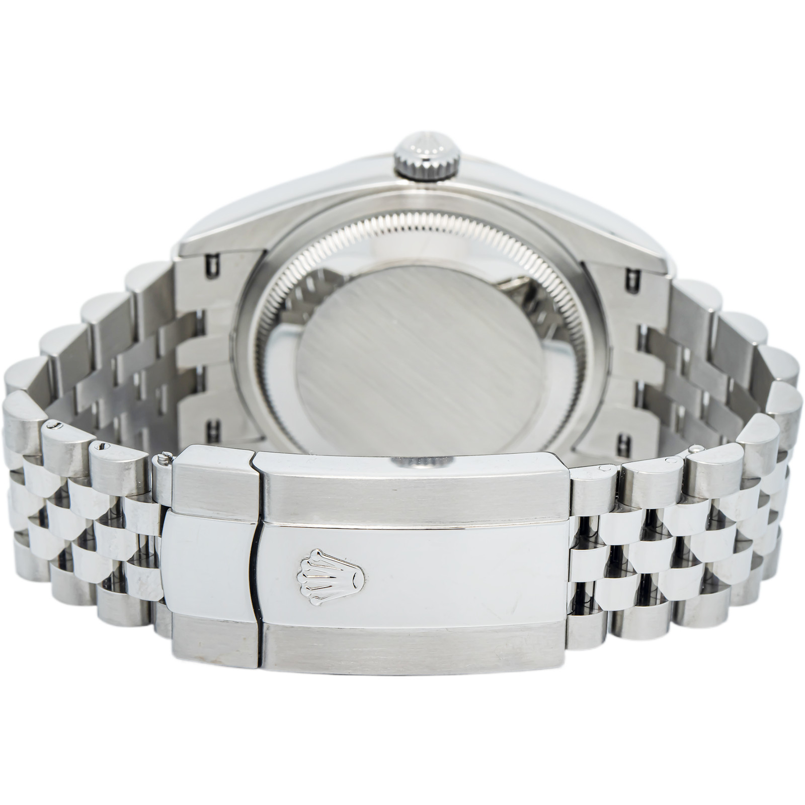 Rolex DateJust 126200 Jubilee Stainless Motif Blue Dial Auto Unisex Watch 36mm