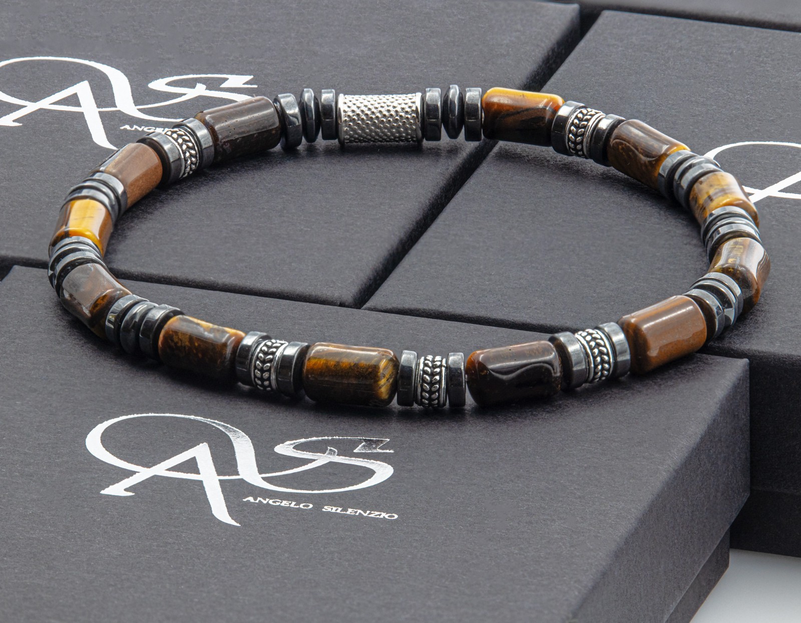 Tiger Eye 925 Sterling Silver Bracelet Bracelet Beaded Bracelet 6mm Women Men