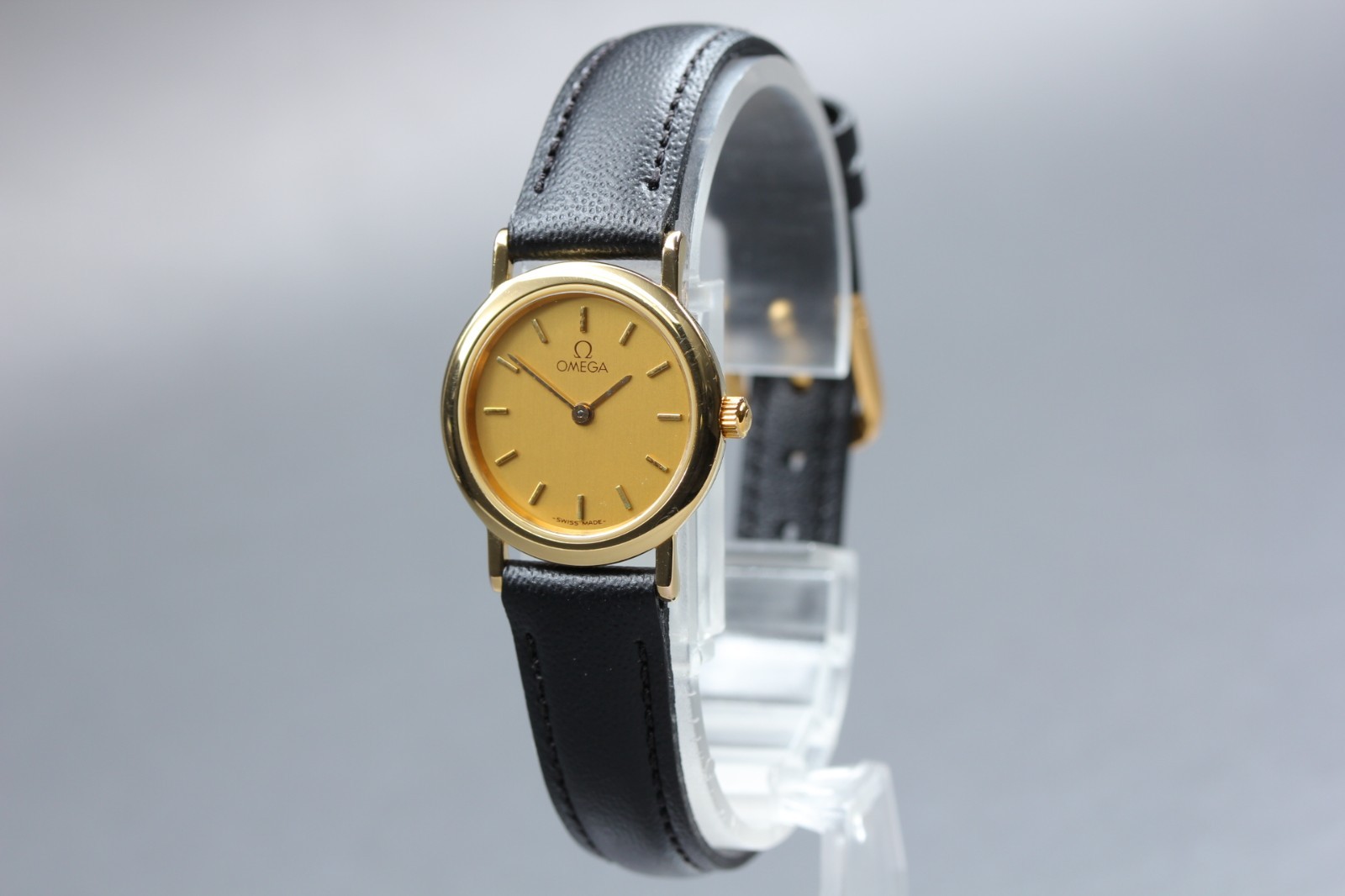 [Near MINT] Vintage 1991 OMEGA De Ville Cal.1459 Quartz Gold 22mm Women’s Watch