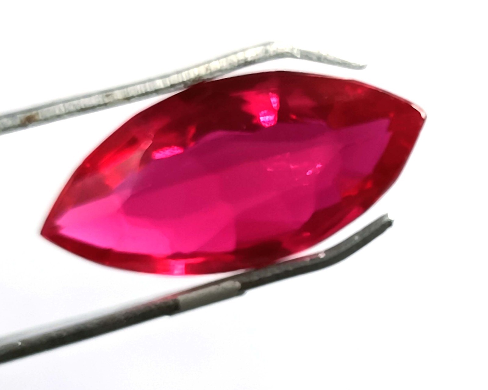 Stunning 6 + Ct Natural Red Ruby Marquise Shape IGL Loose Gemstone 6FHA