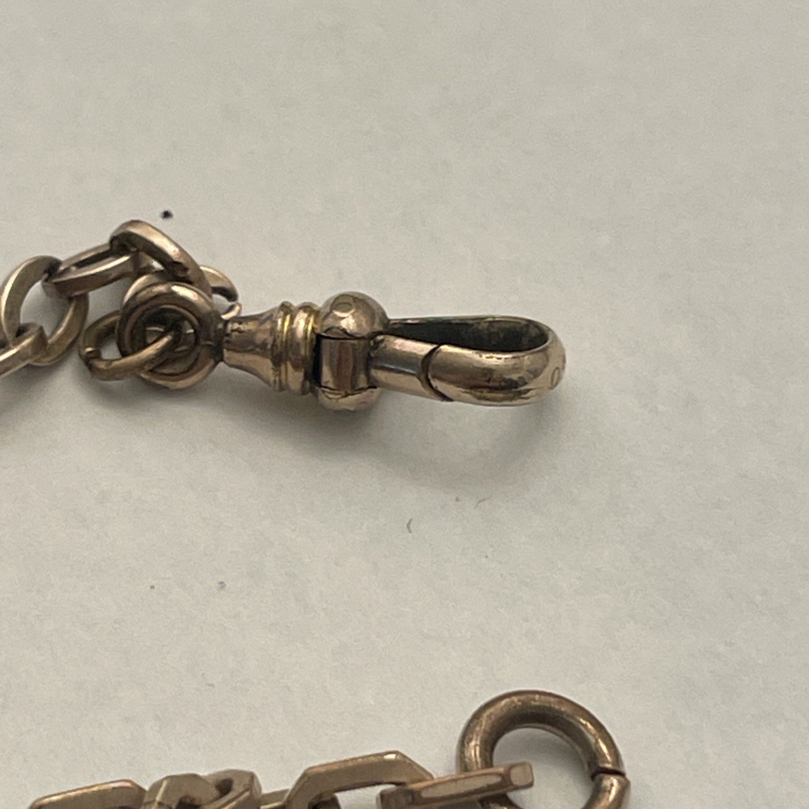 Bliss Bros. Co. Vintage Gold Filled Men’s Pocket Watch Chain 7.5” EUC Vintage