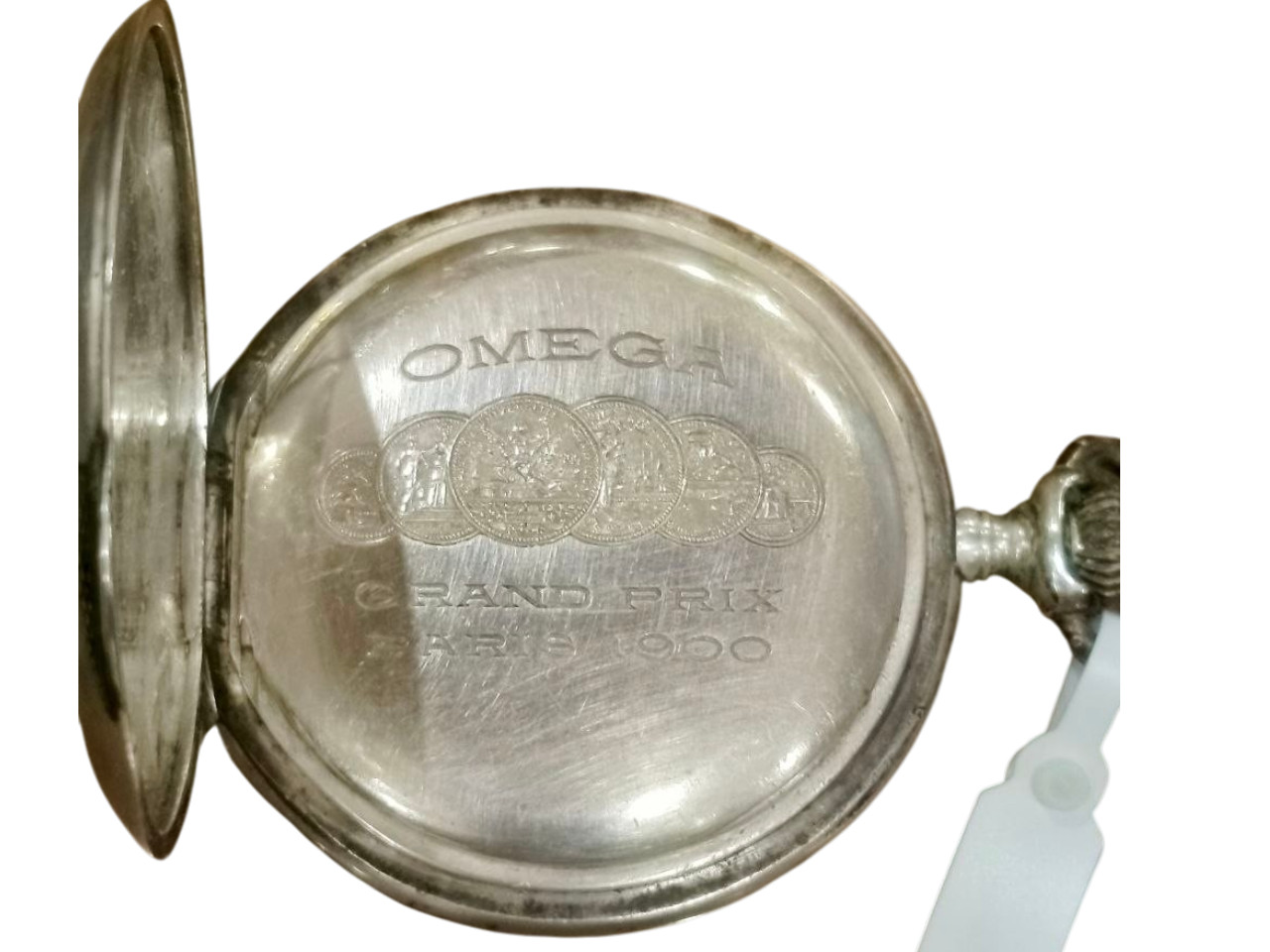 Vintage Pocket Watch Omega – Silver Case – For Restoration or Parts