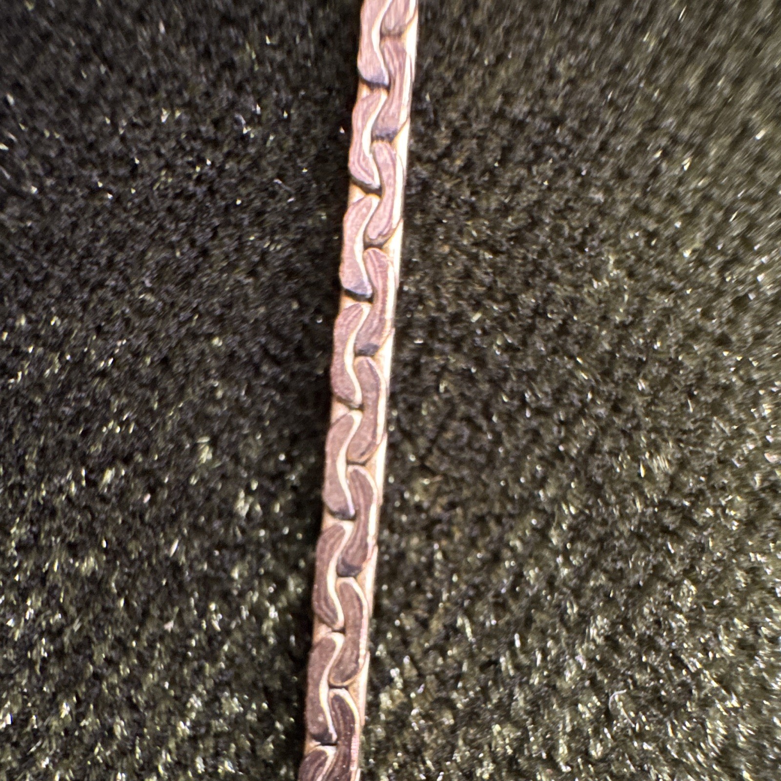 1/20 12k gold filled Gold Snake Chain Necklace Spring Ring Closure 18”