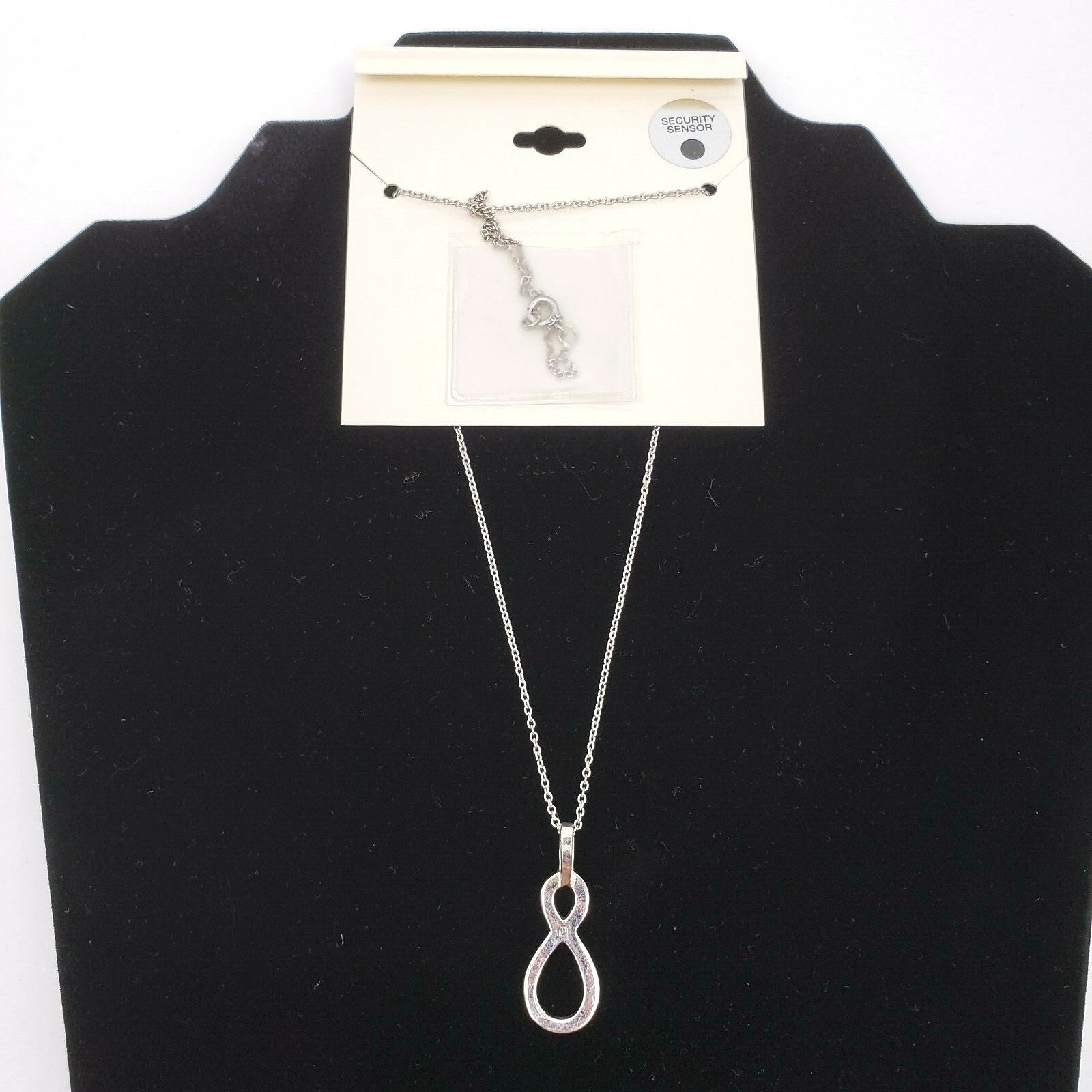 Crystal Sophistication Pure Silver Plated Silver Necklace