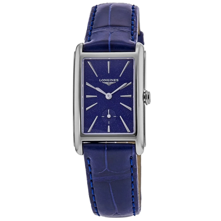 New Longines DolceVita Quartz Blue Dial Leather Women’s Watch L5.512.4.93.2