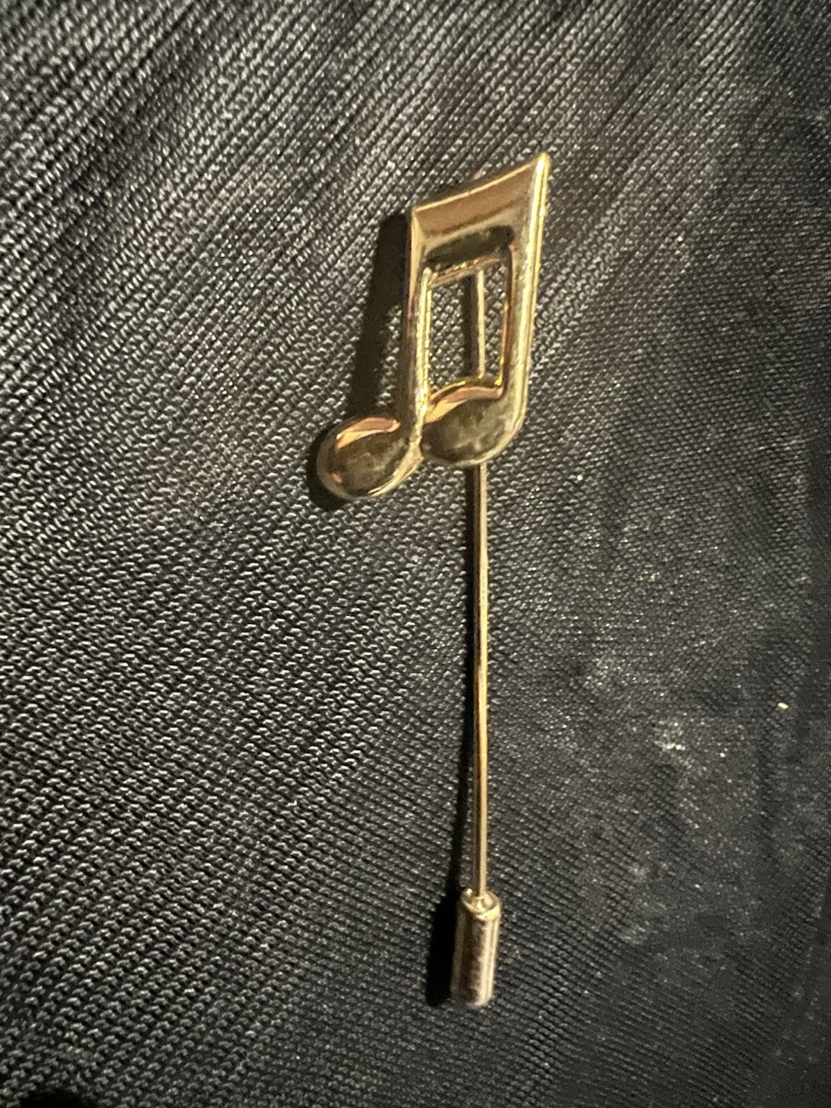 Signed JJ Music Note Brooch Pin