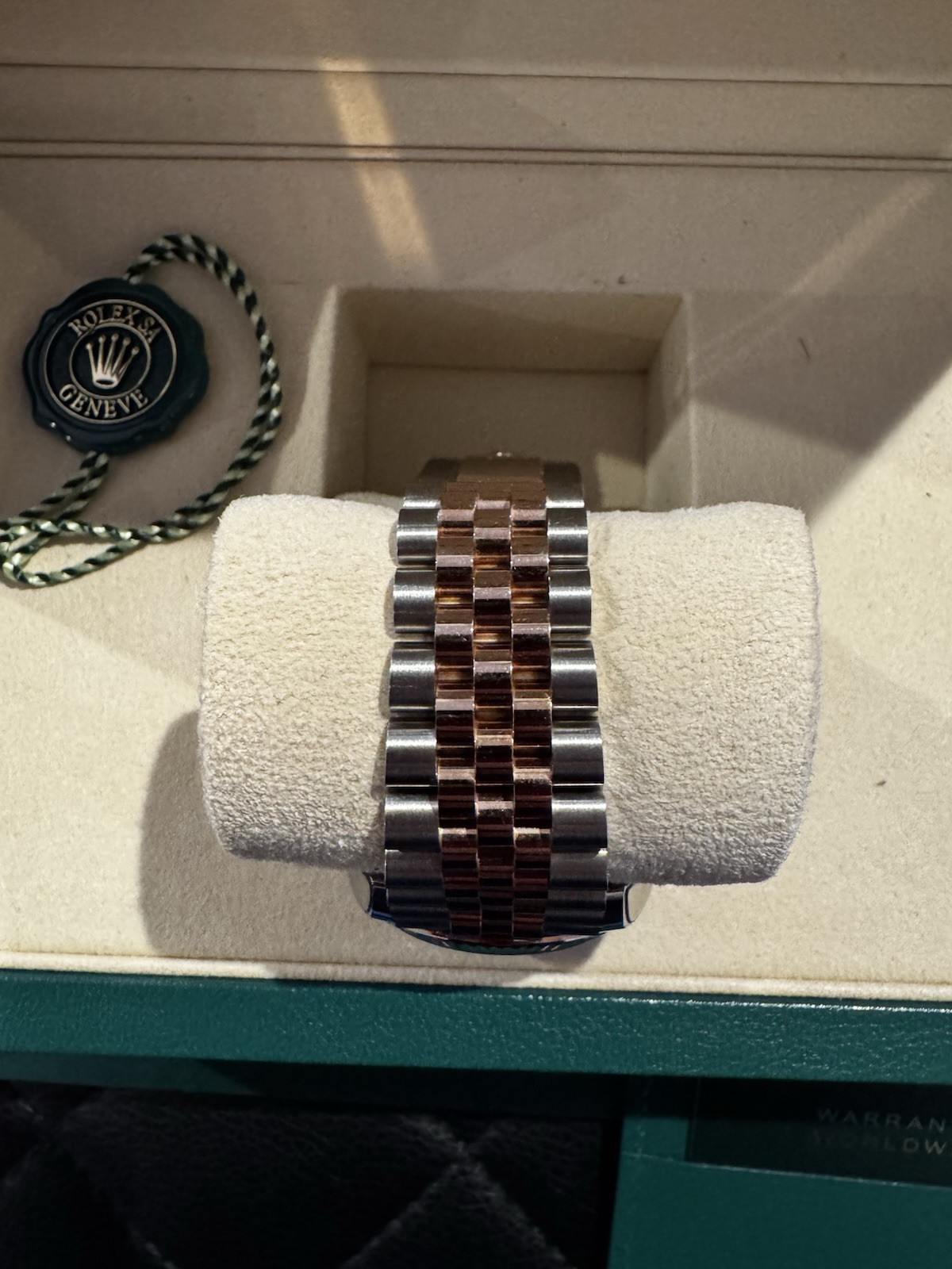 Rolex Datejust 36mm Slate Roman Dial Two-Tone Rose Gold Jubilee Watch 126233