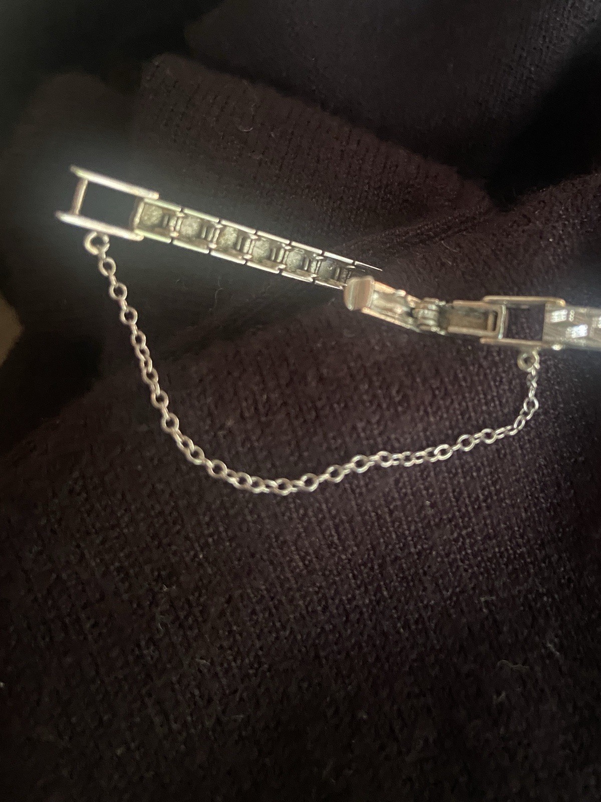 OMEGA Vintage 1940s Ladies 14K White Gold Cocktail Watch Diamond Accents