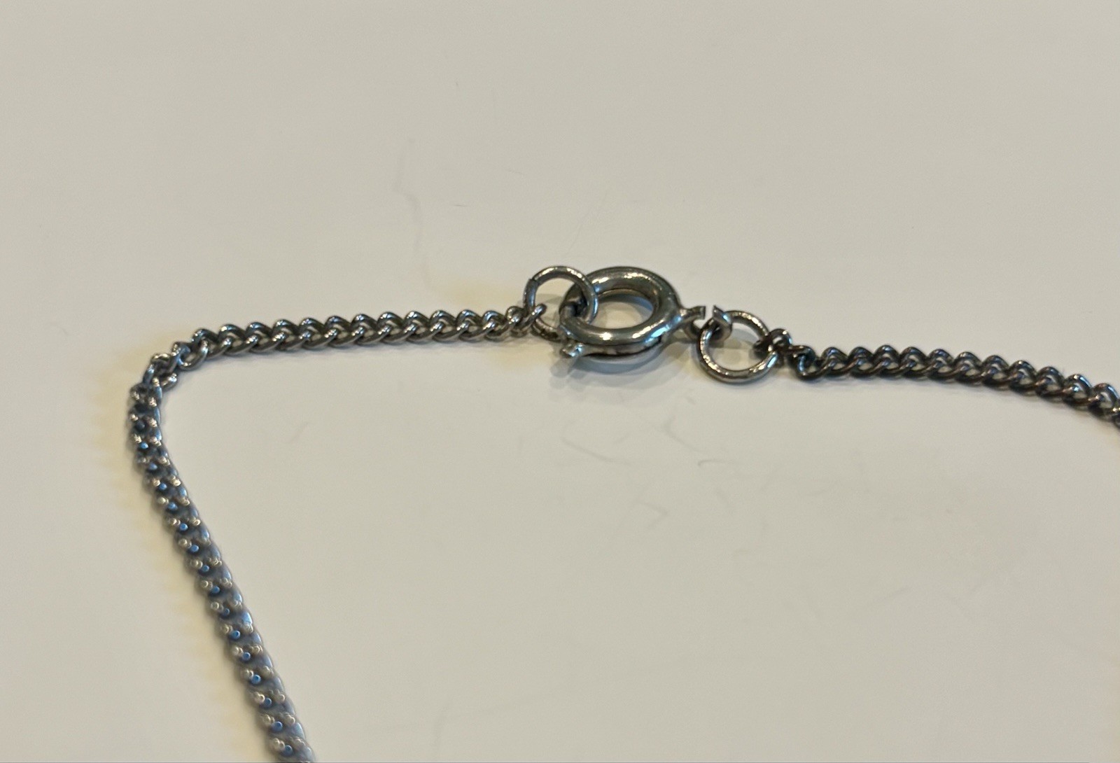 Vintage Brown Cabochon Pendant Necklace Silver Tone Large Statement Stone