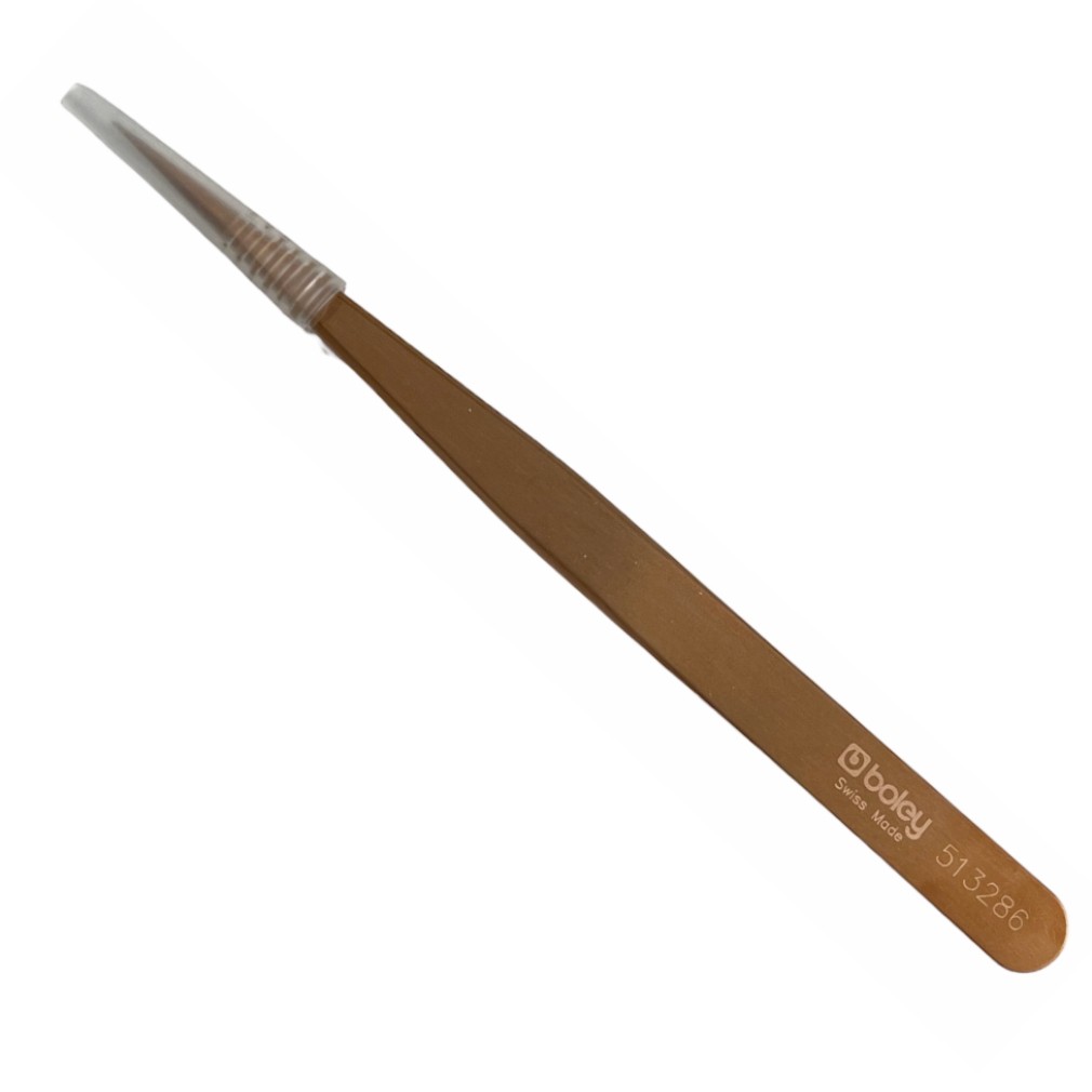 Boley B5 tweezers bronze to work on sensitive components 130mm