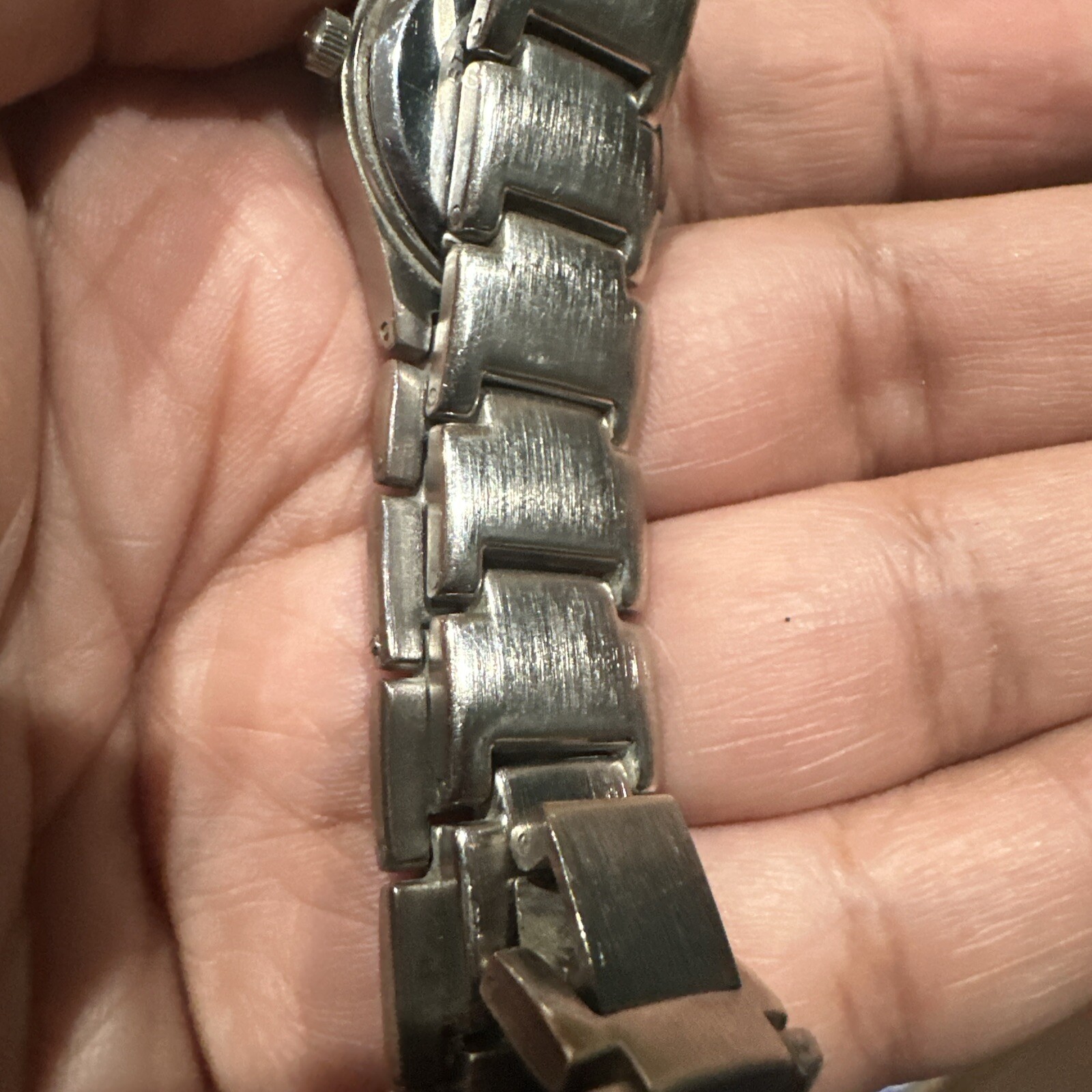 Working* Bijoux Terner Womens watch Silver Toned Quartz Watch New Battery !