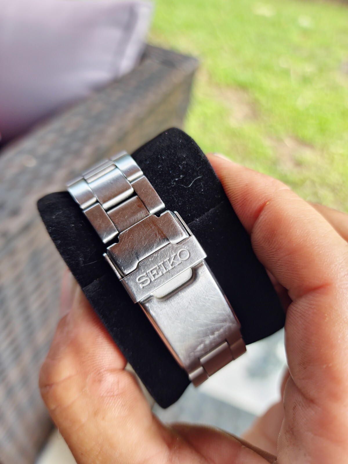 Seiko Men’s Black Watch – 7S26-0040