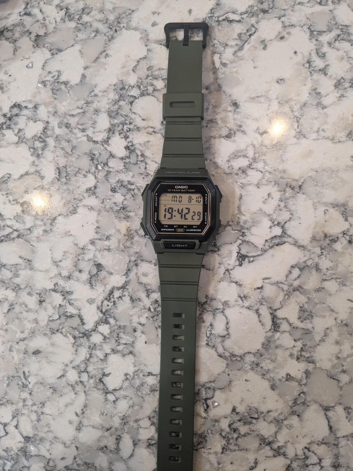 Casio Collection W-738H-3AJF Men’s Watch Olive