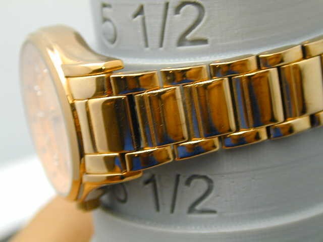 ARMITRON NOW ROSE GOLD TONE RUNS PEFECT IN FINE CONDITION AS PICTURED 39 X 32 MM